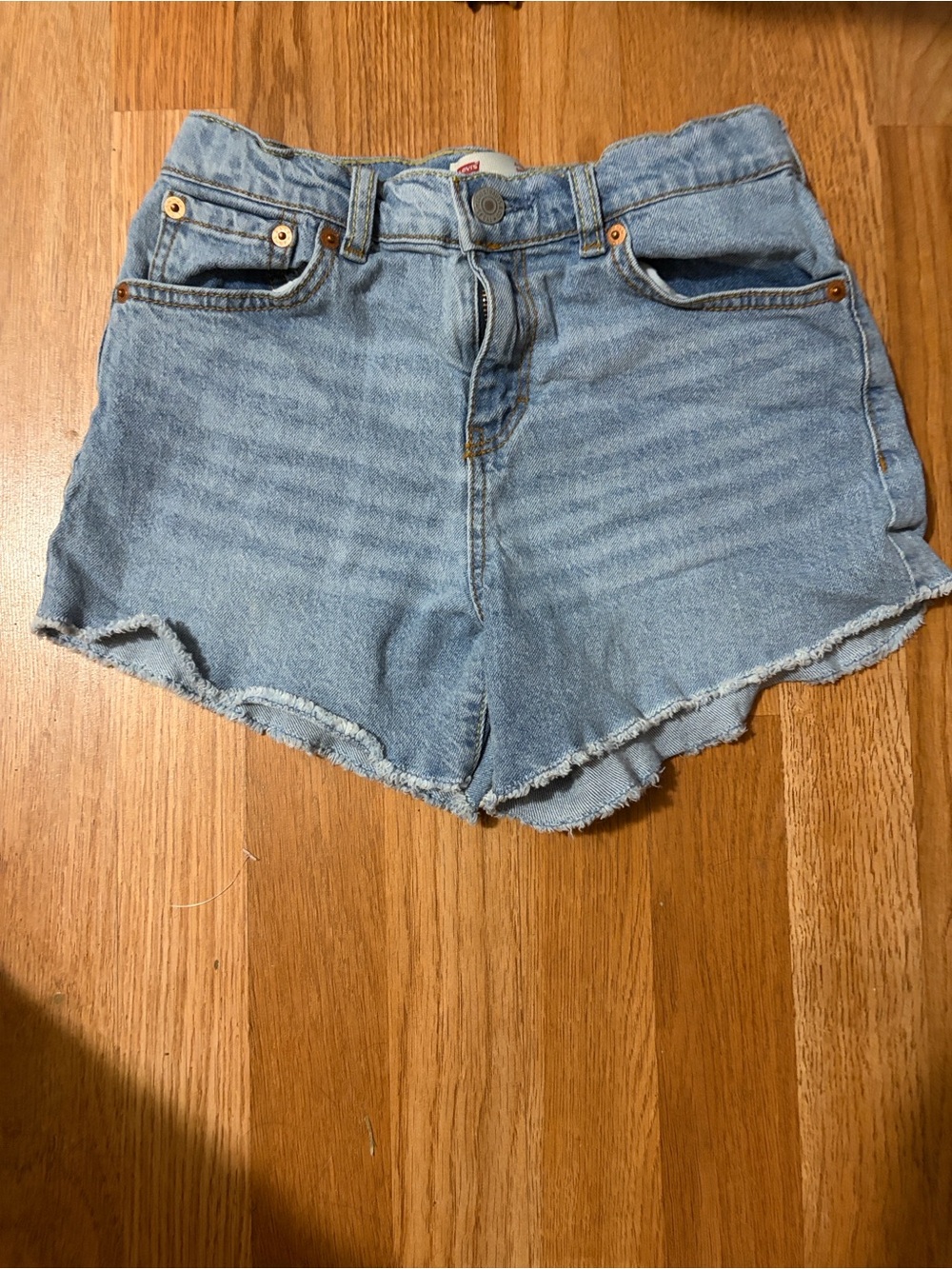 Levi’s High-Rise Light Blue Denim Women's Shorts